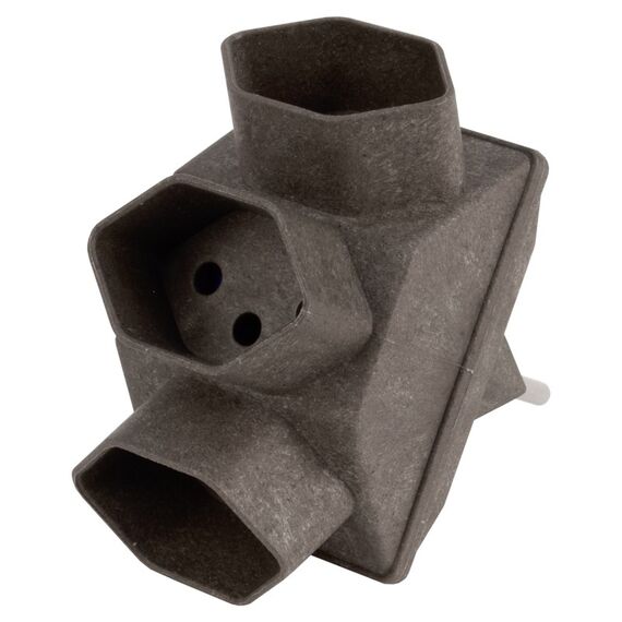 Steffen 14 9745 CO Netzstecker-Adapter T12 T13 Braun