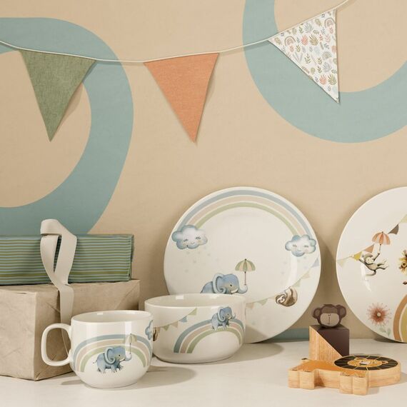 Villeroy & Boch Boho kids Geschirrset 3 Stück(e) Porzellan Mehrfarbig, Weiß, 2 image