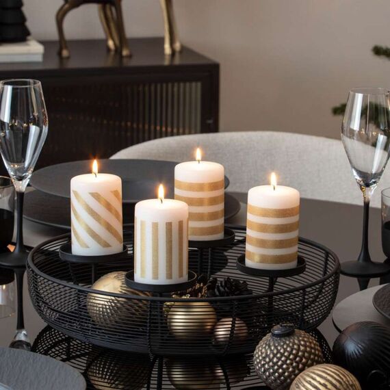 Villeroy & Boch Christmas Chic Kerzenständer Metall Schwarz, 3 image