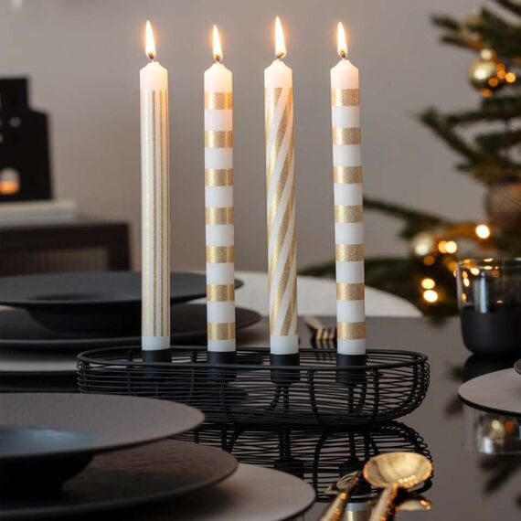 Villeroy & Boch Christmas Chic Kerzenständer Metall Schwarz, 2 image