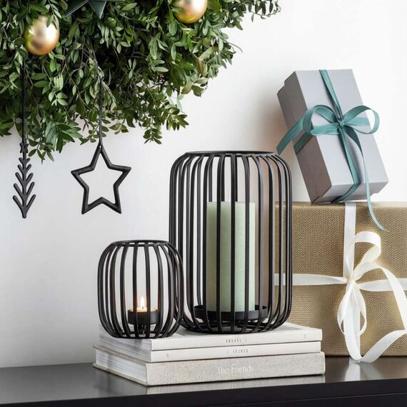 Villeroy & Boch Christmas Chic Kerzenständer Eisen Schwarz, Farbe: Schwarz, 2 image