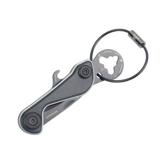 TROIKA Mini-Werkzeug mit 9 Funktionen - Multitool - PARCEL CUT & CART