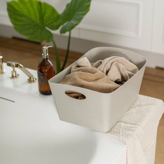 koziol BOXXX L Aufbewahrungsbox Rechteckig Zellulose, Recycelbarer Kunststoff Sand, 2 image