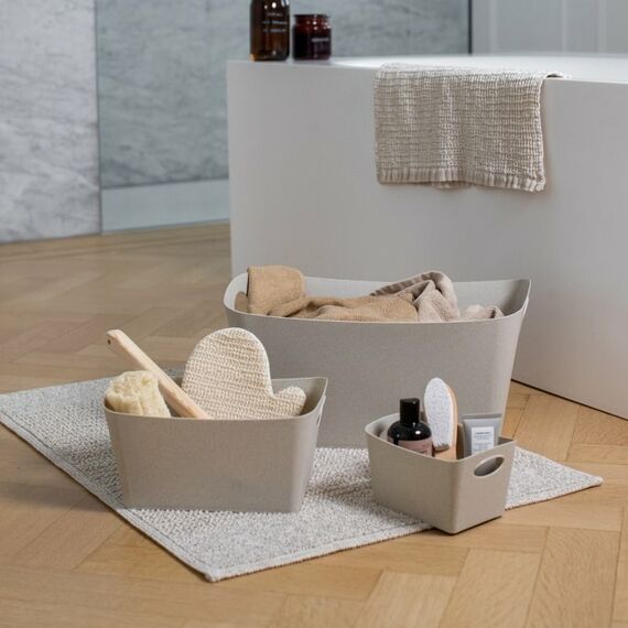 koziol BOXXX L Aufbewahrungsbox Rechteckig Zellulose, Recycelbarer Kunststoff Sand, 4 image