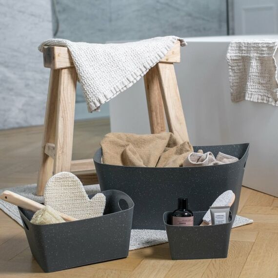koziol BOXXX S Aufbewahrungsbox Rechteckig Recycelbarer Kunststoff Grau, Farbe: Grau, 2 image