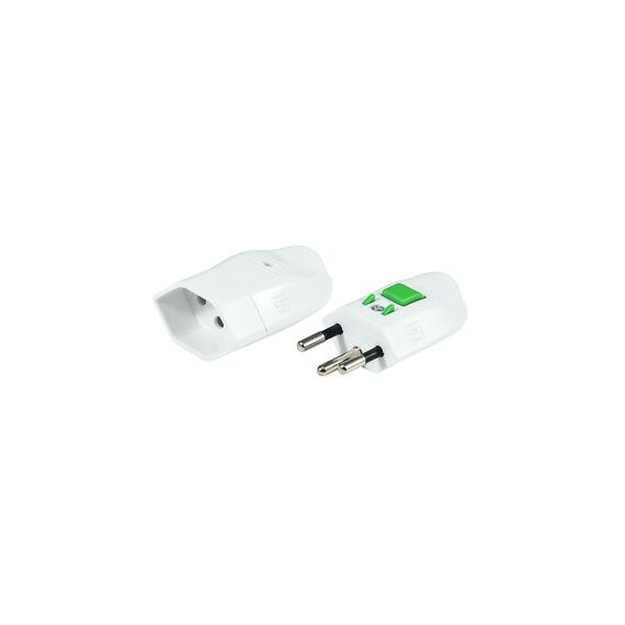 Steffen 1409602 23 K Elektrischer Netzstecker Weiß