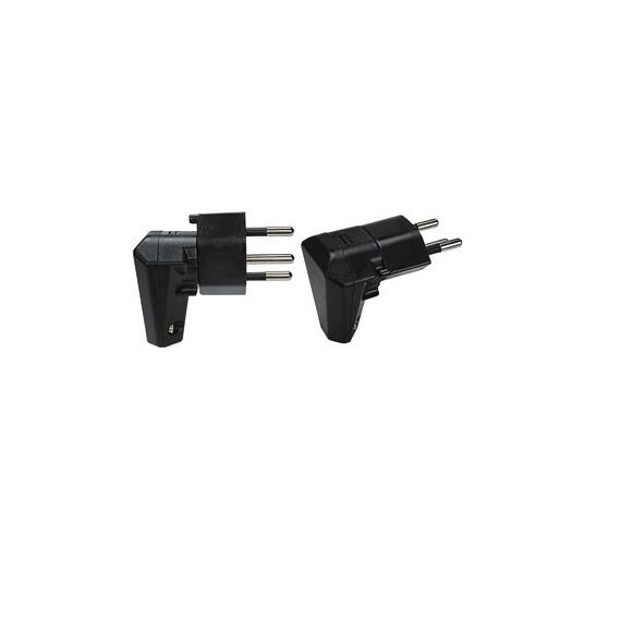 Steffen 1409632 Netzstecker-Adapter Schwarz