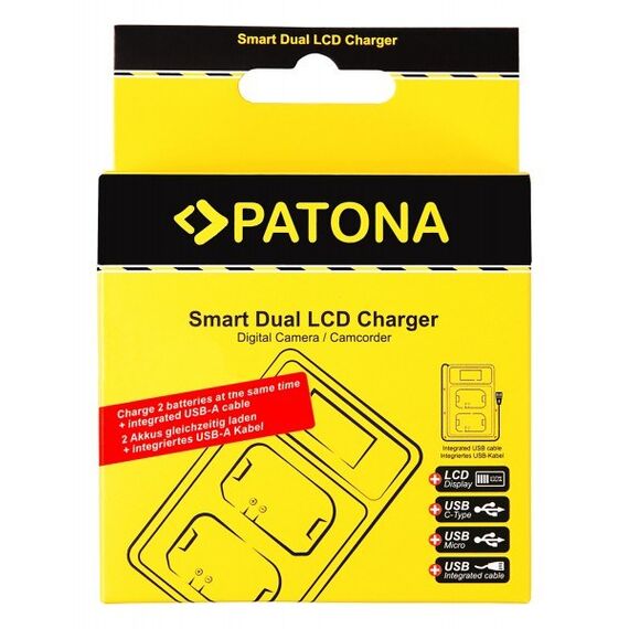 PATONA 141574 Akkuladegerät Batterie für Digitalkamera USB, 5 image