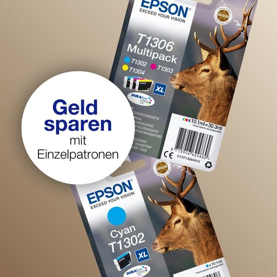 Epson Stag T1304 Hirsch DURABrite Ultra Single Yellow Tinte, 4 image