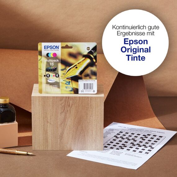 Epson Pen and crossword Singlepack Cyan 16 DURABrite Ultra Ink, 2 image