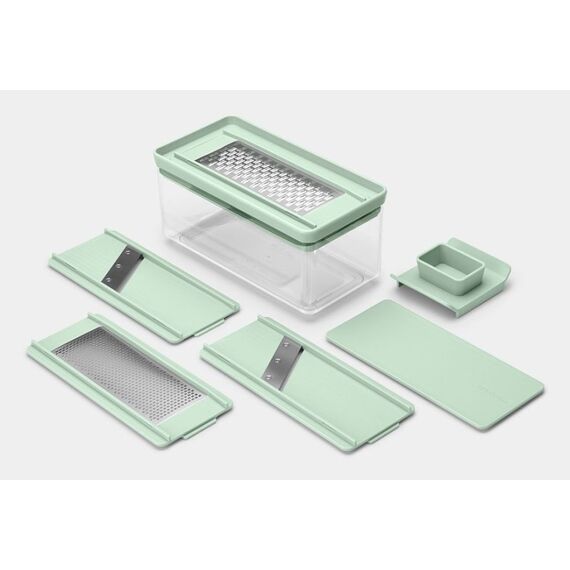 Brabantia 145469 Handreibe/-spiralisierer Box Reibe Grün, Transparent, 3 image