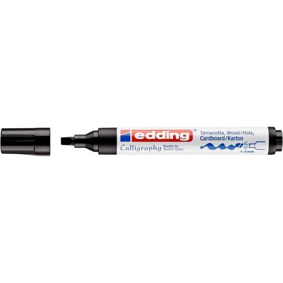 Edding 1455 Permanent-Marker Schwarz 1 Stück(e)