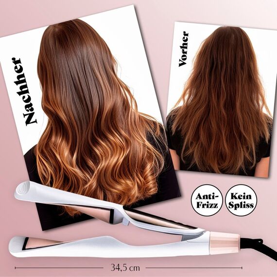 VITALmaxx Profi Multistyler Warm Pink, Weiß 50 W 1,8 m, 6 image
