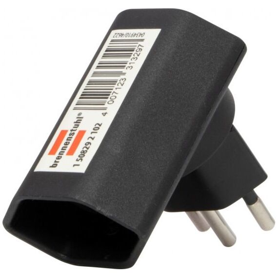 Brennenstuhl cleverLINE Winkeladapter schwarz, drehbar bis 300° *CH*, Farbe: Schwarz, 4 image