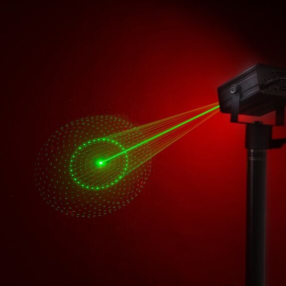 BeamZ Acrux Für die Nutzung im Innenbereich geeignet Disco-Laserprojektor & Stroboskop Schwarz, 7 image