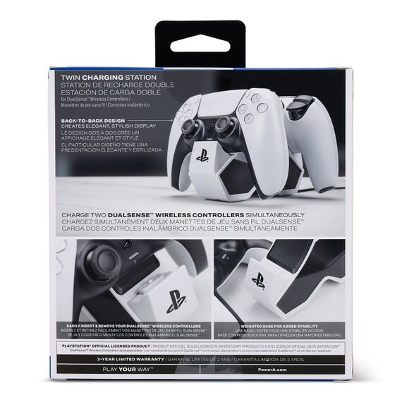 PowerA Doppelladestation für kabellosen DualSense-Controller (EU), 7 image