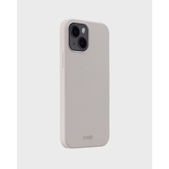 HoldIt Silikon Case Handy-Schutzhülle 15,5 cm (6.1") Cover Graubraun, Farbe: Graubraun
