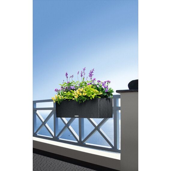 LECHUZA BALCONERA Cottage 80 Draußen Pflanzgefäß Wand-montiert Polypropylen (PP) Braun, Farbe: Braun, 6 image