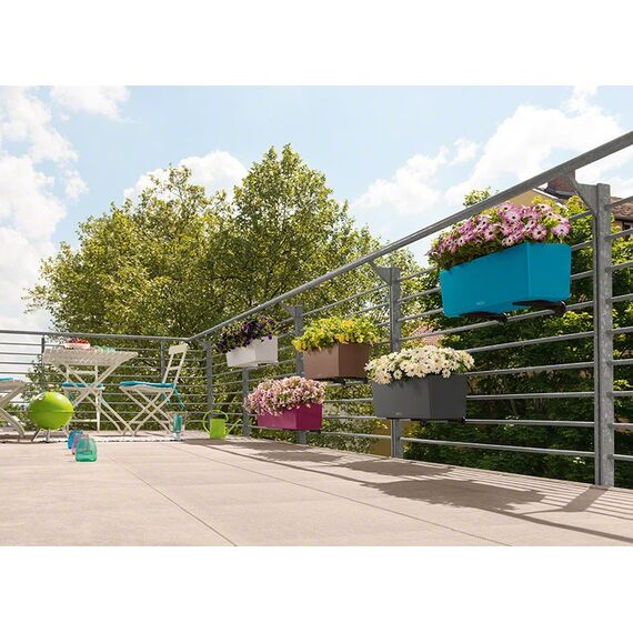 LECHUZA BALCONERA 50 Drinnen/Draußen Topfpflanzer Hängend Polypropylen (PP) Weiß, Farbe: Weiß, 5 image