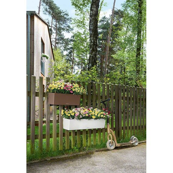 LECHUZA BALCONERA 50 Drinnen/Draußen Topfpflanzer Hängend Polypropylen (PP) Weiß, Farbe: Weiß, 9 image