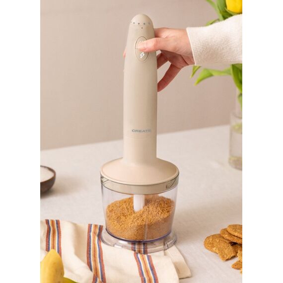 CREATE Fullmix Retro 0,5 l Tragbarer Mixer 1000 W Sand, Farbe: Sand, Länge: 1,3 m, 3 image