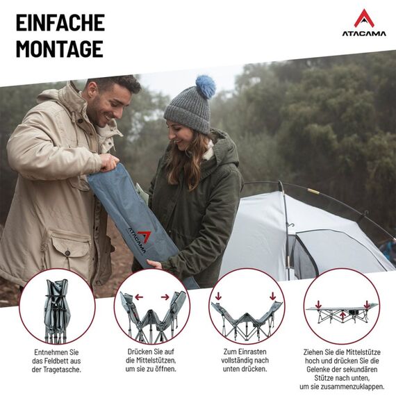 Atacama 15742 Camping-Bett Polyester Stahl Kindereinzelbett, 6 image