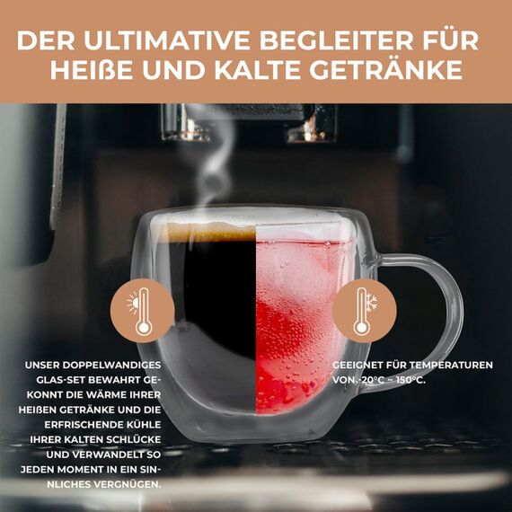 Exitoso 15817 Kaffeeglas Transparent 6 Stück(e) 450 ml, 5 image