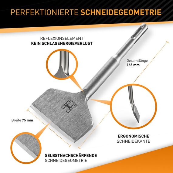 HARDTWERK 15871 Drehhammer-Zubehör Rotationshammer-Meißelbefestigung, 5 image