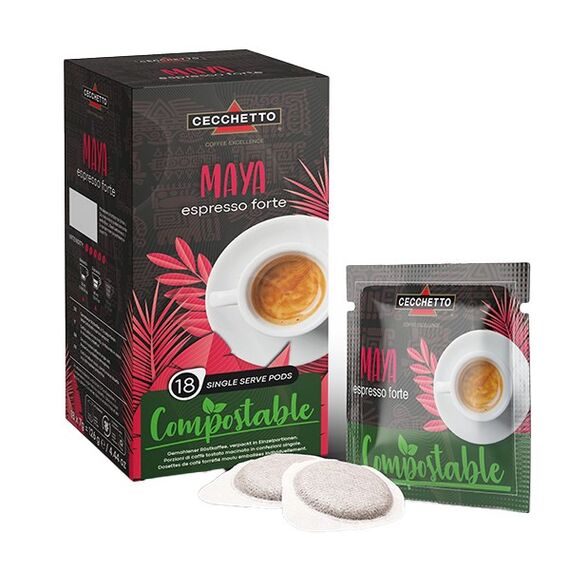 CECCHETTO 160009510 Kaffeekapsel & Kaffeepad Dunkle Röstung 18 Stück(e)
