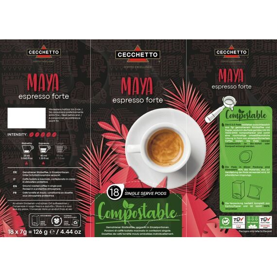 CECCHETTO 160009510 Kaffeekapsel & Kaffeepad Dunkle Röstung 18 Stück(e), 2 image