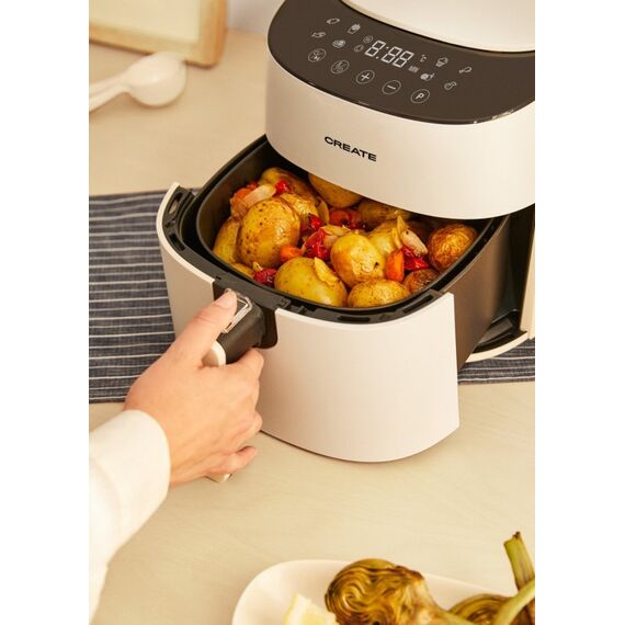 CREATE Pro Compact Einzelbild 3,5 l Eigenständig 1300 W Heißluftfritteuse Weiß, Farbe: Weiß, 3 image