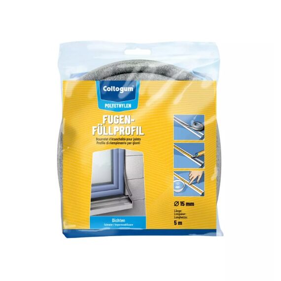 Coltogum 163356 Profilfüller Profilfüllstücke Polyethylen Grau