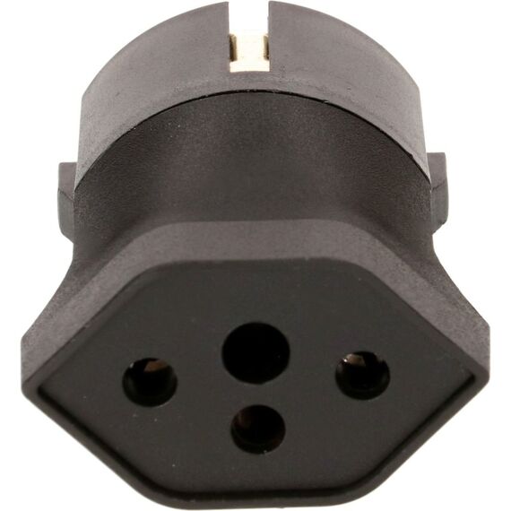 Max Hauri AG 163655 Netzstecker-Adapter Typ C (Euro-Stecker) T13 Schwarz, 2 image