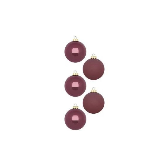 Inge‘s Christmas Decor 16435P436 Christbaumschmuck Kugel-Weihnachtsschmuck Rot 36 Stück(e)