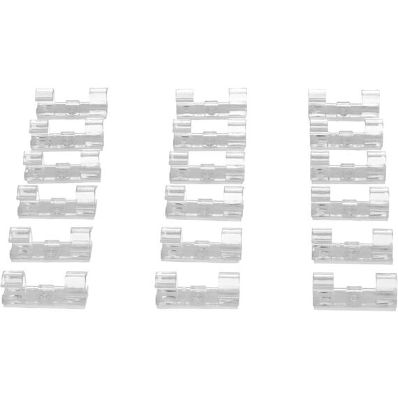Max Hauri AG Cable Home 164658 Kabel-Organizer Universal Kabelklemme Transparent 18 Stück(e), 6 image