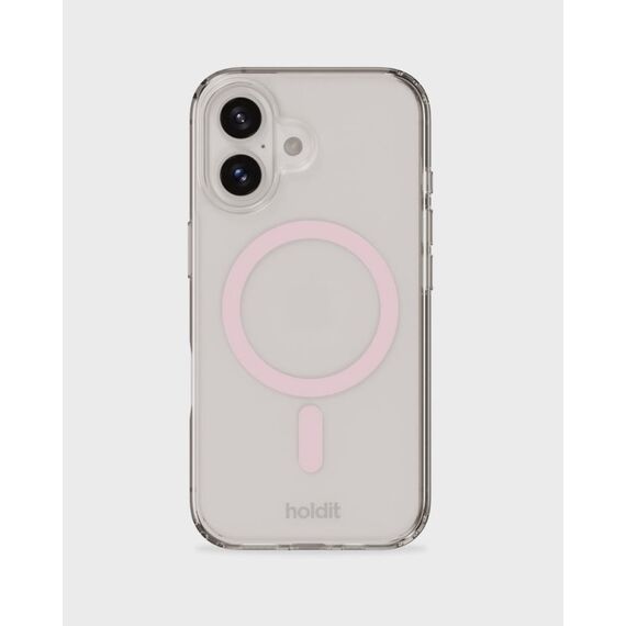 HoldIt MagSafe Handy-Schutzhülle 15,5 cm (6.1") Cover Pink, Transparent