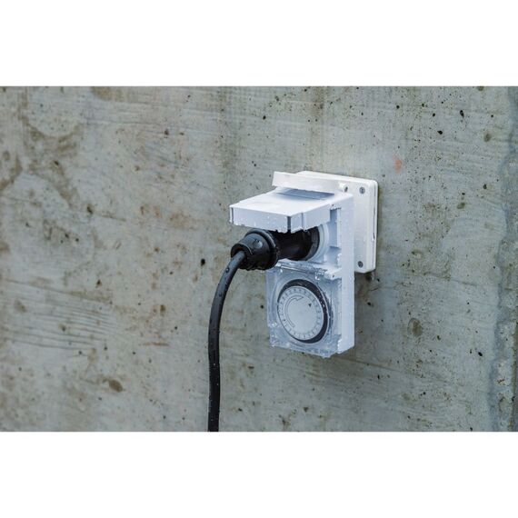 Max Hauri AG 166222 Elektrischer Timer Weiß Täglicher Timer, 4 image