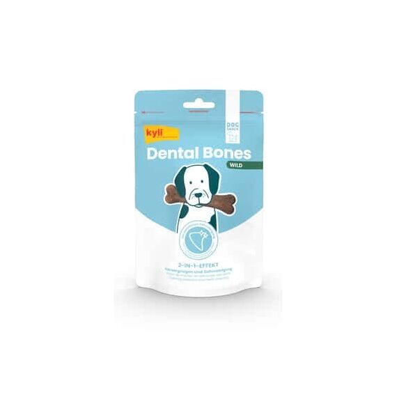 kyli Dental Bones Wild Katze / Hund Leckerli Knochen, Roe deer 200 g
