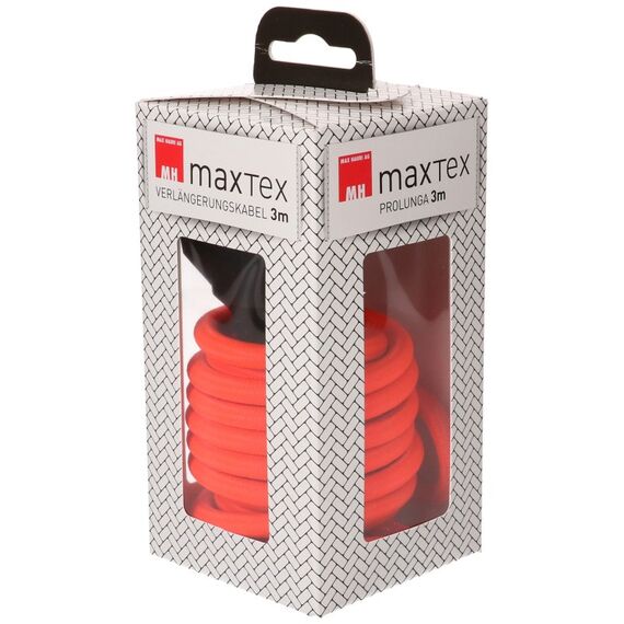 MaxTex 168157 Stromkabel Orange 3 m T12 T13, Farbe: Orange, Länge: 3 m, 3 image
