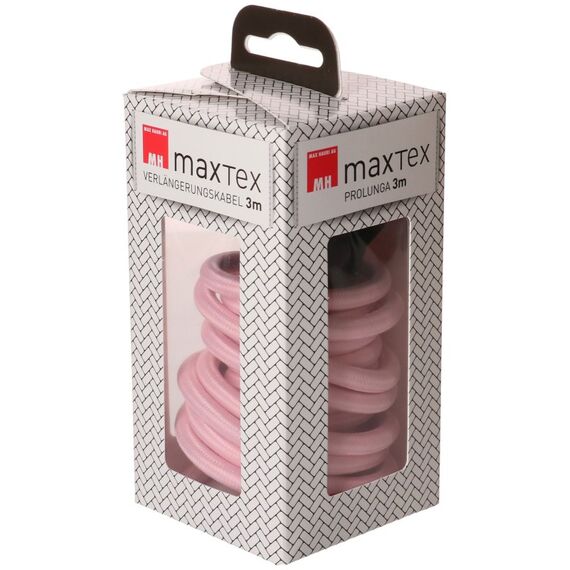 MaxTex 168161 Stromkabel Schwarz, Pink 3 m T12 T13, Farbe: Schwarz, Pink, Länge: 3 m, 2 image
