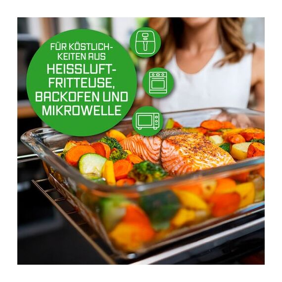 Gourmetmaxx 16828 Lebensmittelaufbewahrungsbehälter Rechteckig Container 0,8 l Transparent 1 Stück(e), 3 image