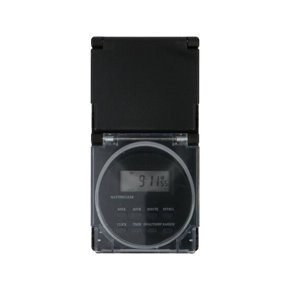 Max Hauri AG 169232 Elektroschalter Zeitschaltuhr Schwarz
