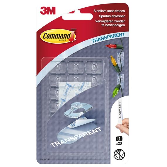 Command 17026CLR Dekorativer Aufkleber Transparent