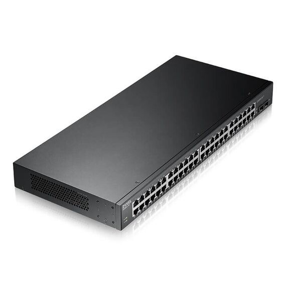 Zyxel GS1900-48HPv2 Managed L2 Gigabit Ethernet (10/100/1000) Power over Ethernet (PoE) Schwarz, 3 image