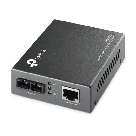 TP-Link Omada MC210CS Netzwerk Medienkonverter 1000 Mbit/s 1310 nm Einzelmodus Schwarz