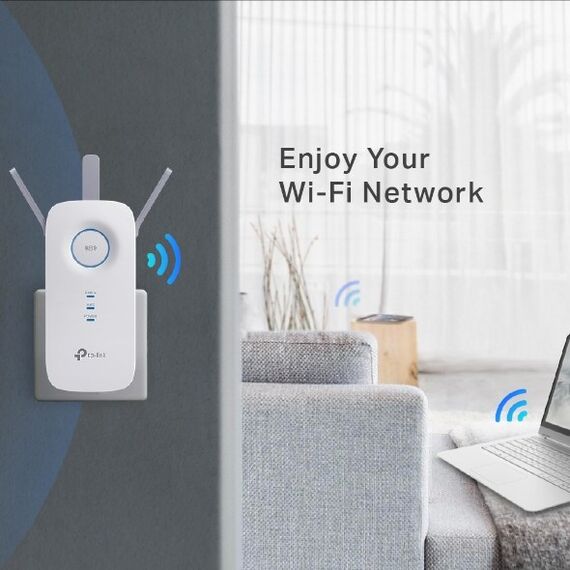 TP-Link AC1750 Wi-Fi Netzwerk-Repeater Weiß 10, 100, 1000 Mbit/s, 2 image