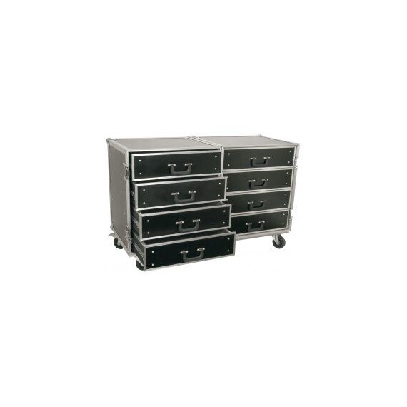 Power Dynamics PD-FA4 Universal Trolley-Koffer Schwarz