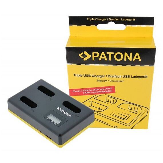 PATONA 1711 Akkuladegerät Ladegerät USB