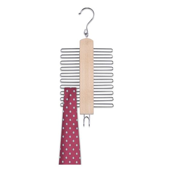 Zeller Present 17120 Gürtel-/Krawattenhalter Necktie-Kleiderbügel Natürlich/Natur, 2 image
