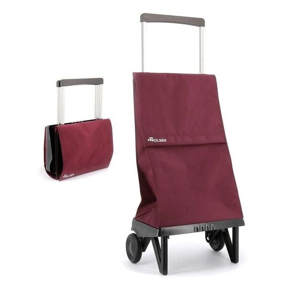 Rolser Plegamatic MF 2 Bordeaux Trolley-Tasche, Farbe: Bordeaux, 4 image